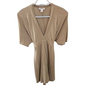Loft Ladies V Neck Jersey Tshirt with Ties Size M
